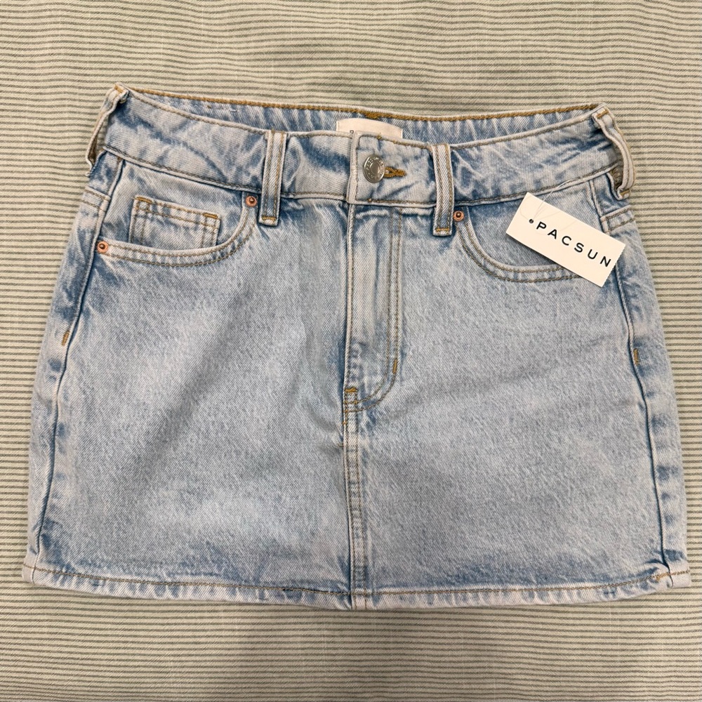 PacSun Light Blue Denim Skirt NWT